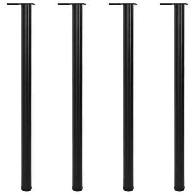 Picioare de masă reglabile pe înălțime, 4 buc, 1100 mm, negru