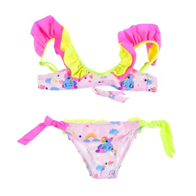 Costum de baie din 2 piese cu unicorni