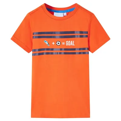 Tricou pentru copii, portocaliu închis, 140