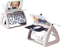 Jucărie educativă Taf Toys - Carte rotativa alb-negru pentru copii