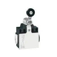 Limitator de Cursa, K Series, Roller Lever Plunger, 2 Side Cable Entry. Dimensions Compatible To En 50047, Metal Body, Contacts 1no+1nc Slow Break Make Before Break. Plastic Plunger