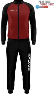 Set Sport Givova Cuba Burgundy-negru Burgundy 2xl