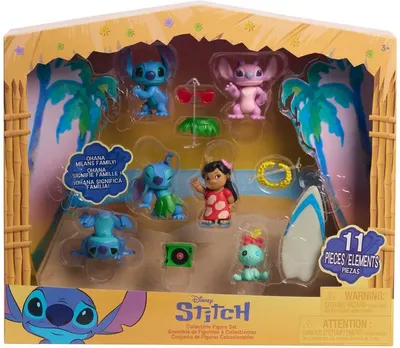 Set de figuri Disney - Stitch, 11 piese