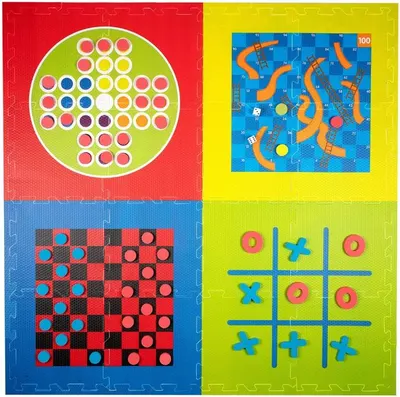 Set de joacă cu covoraș 4 în 1 Lifetime Games - Puzzle