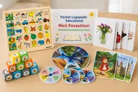 Pachet Logopedic Educațional „Micii Povestitori – Dezvoltarea limbajului prin joaca