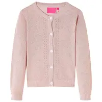 Gossi cardigan pentru copii tricotat, roz deschis, 104