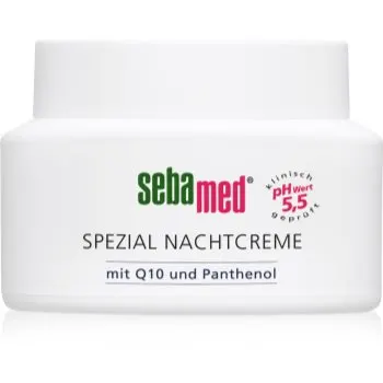 Sebamed Special Night Cream with Q10 and Panthenol crema regeneratoare de noapte cu coenzima Q10