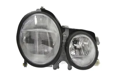 Far Dreapta (D2R H6W H7 PY21W, electric, cu motor, culoare insert: cromat, culoare semnalizator: transparent) potrivit MERCEDES E T-MODEL (S210), E (VF210), E (W210) -03.03