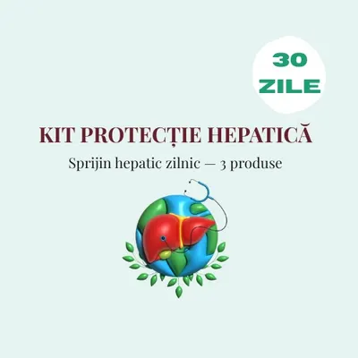 Kit Protecție Hepatică în Timpul Medicamentelor — Protocol 30 Zile