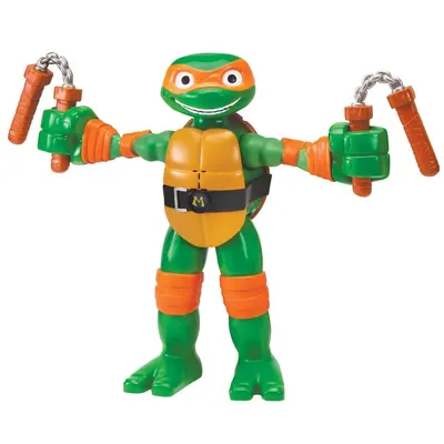 Figurina elastica Testoasele Ninja Haosul Mutantilor Michelangelo