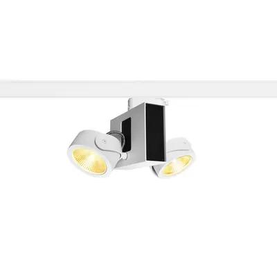 Iluminat decorativ pe sina, TEC Kalu TRACK piese, inclusiv alb. adaptor 3 circuite