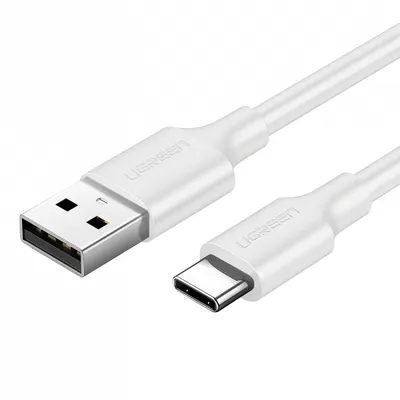 Cablu Date si Incarcare USB-A - USB-C UGREEN US287, 18W, 1.5m, Alb