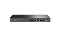 "Omada VPN Router with 10G Ports PORT: 1× 10G SFP+ WAN Port, 1× 10G SFP+ WAN/LAN Port,1× Gigabit SFP WAN/LAN Port, 8× Gigabit RJ
