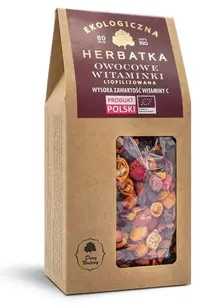 Ceai bio de fructe liofilizate, 80 g, Dary Natury