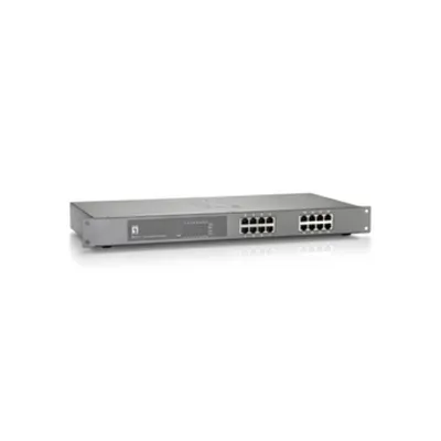 Switch 16xRJ45 10/100/1000 (PoE+), 19, 380W