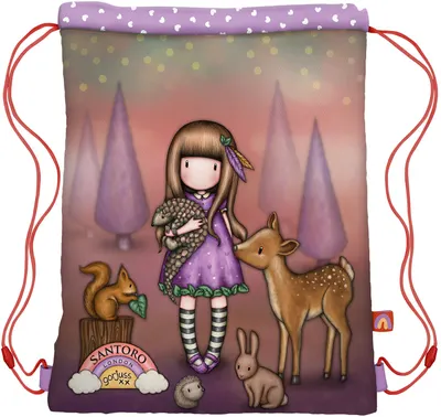 Rucsac cu cordon Santoro Gorjuss - Be Kind To All Creatures