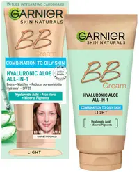 Garnier Skin Naturals BB crema de față Hyaluronic Aloe Oil free, Light, 50 ml