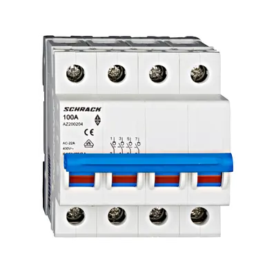 Comutator principal modular AMPARO, 100A, 4-poli