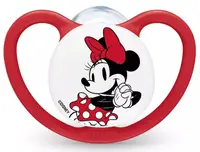 Suzetă NUK Perfect Match Air, Mickey, 18-36 m, roșie