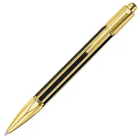 Pix Caran d'Ache China black - Black, Gold plated
