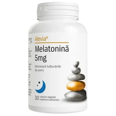 Melatonina 5mg, 30 capsule, Alevia
