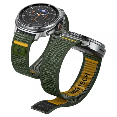 Curea Spigen Athlex Air pentru Samsung Galaxy Watch9 / Watch8 / Watch8 Classic Series, Verde AMP10113