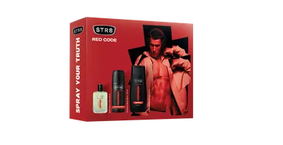 Set Red Code Lotiune dupa ras 50ml + Deodorant spray pentru corp 150ml + Gel de dus 250ml, 1 bucata, STR8