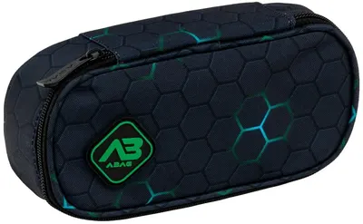 Neceser oval Astra Green Element - 1 fermoar