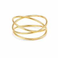 Inel Waves Gold cu Aur