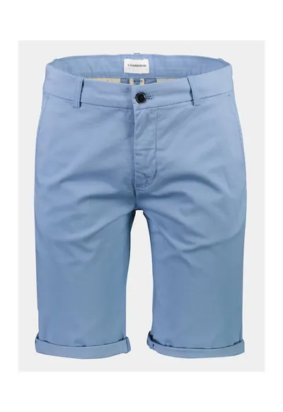 Pantaloni scurti barbati - 303585631 - Albastru - Bumbac