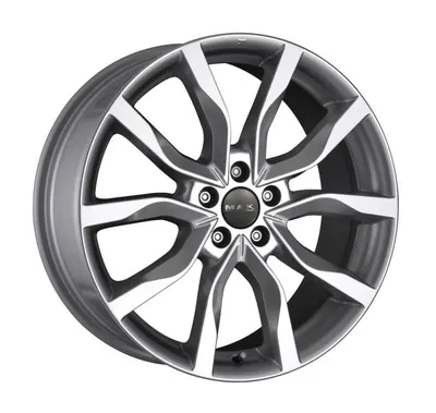 Janta aluminiu 8x17, 5x112, CH 66,5, ET: 42; potrivit MERCEDES A (V177), A (W169), A (W176), A (W177), B SPORTS TOURER (W245) 01.75- MAK Koln Argintiu