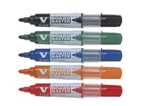 Marker whiteboard, reincarcabil, 5culori/set, Pilot V-board Master