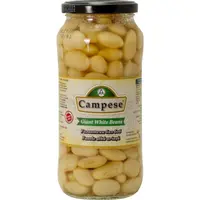Fasole Albă Gigant Campese 540 g – Boabe Mari în Saramură, Fără Conservanți Engros
