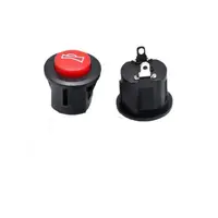 Buton claxon rosu 12V Cod: TL-30
