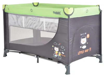 Pătuț pentru bebeluși Moni - Tommy, verde