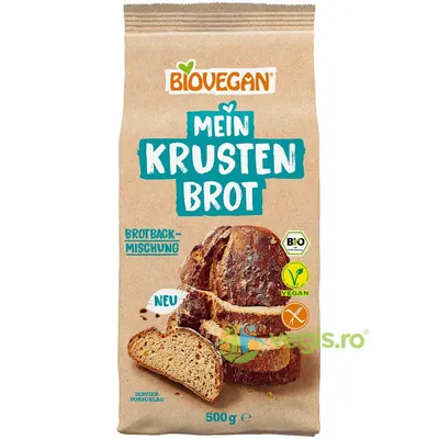 Mix de Faina pentru Paine cu Crusta fara Gluten Ecologic/Bio 500g