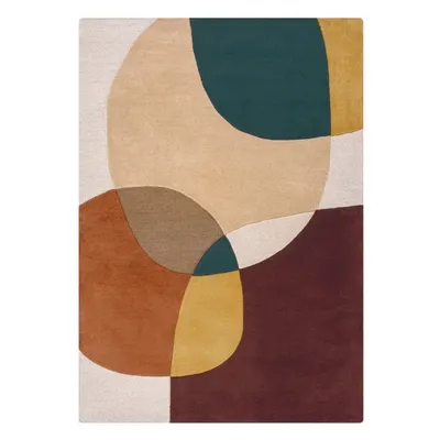 Covor mov țesut manual din lână 120x170 cm Glow Purple Multi – Flair Rugs