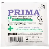 Set 7 x 4 Comprese Sterile Tifon, 10 cm x 10 cm, Material Tesut, 48 Straturi/Plic, Prima