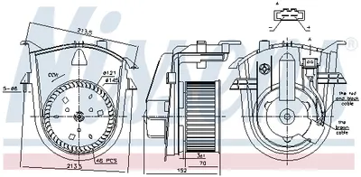 Ventilator Habitaclu Seat Arosa, Cordoba, Cordoba Vario, Ibiza Ii, Inca; Vw Caddy Ii, Golf Iii, Golf Iv, Polo, Polo Classic, Vento 1.0 Intre 1991-2004