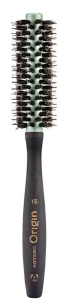 Perie de păr profesională Artero - Origin, păr natural, 15 mm, negru/albastru