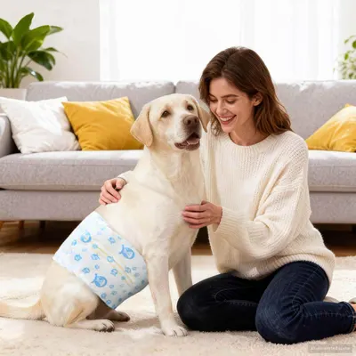 vidaXL Pampers de unică folosință pentru câini băieți 30 buc. Alb L