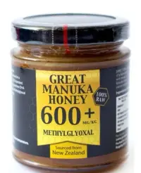 Miere de Manuka MGO 600+, 250g ( borcan de sticla )