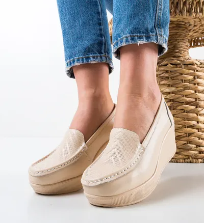 Pantofi Casual Ely Bej