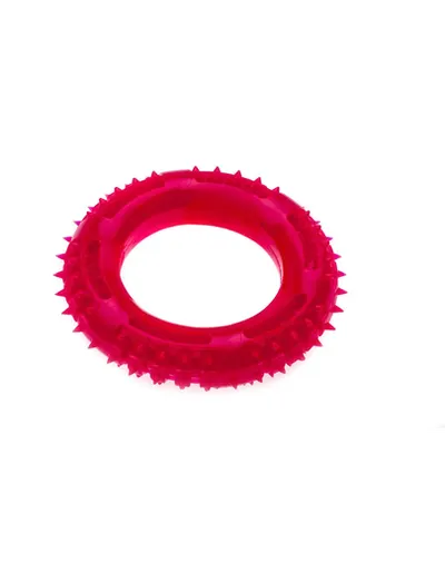 COMFY Mint Dental Ring jucarie dentara roz pentru caini 13 cm