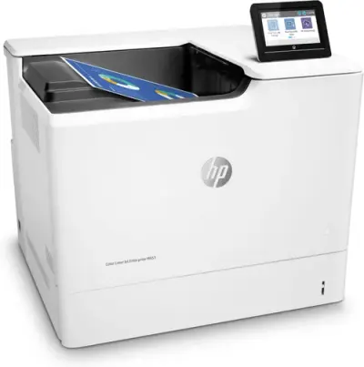 Imprimanta Refurbished Laser Color HP LaserJet Enterprise M653DN, Duplex, A4, 56ppm, 1200 x 1200dpi, USB, Retea, 10.9cm ecran touch