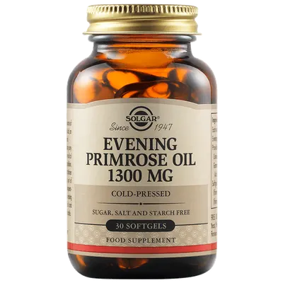 Ulei de Luminita noptii 1300mg, 30 capsule, Solgar