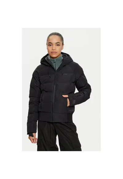 Geaca ski dama - 304122033 - Poliester/Poliester reciclat - Negru - Negru