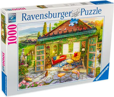 Puzzle Ravensburger din 1000 de piese - Oasis in Toscana