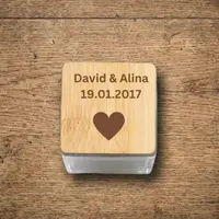 Lumanare parfumata cu capac personalizat
