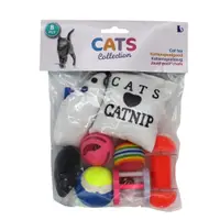 Set roz 8 piese pentru pisici